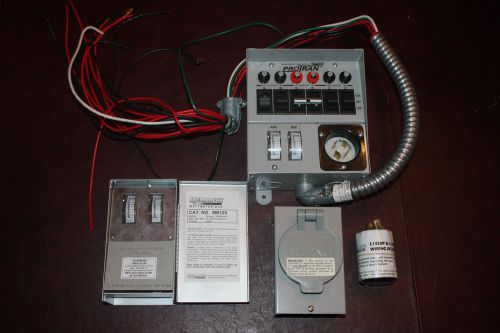 Reliance protran 20216a a generator transfer &amp; wattmeter box for sale