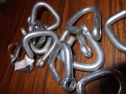 5/16 zinc plow bolts, cold shut, chain link (12) 1900 pds for sale