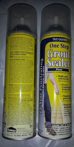 Homax one step grout sealer tile guard floor 15 year penetrating total 2 cans for sale