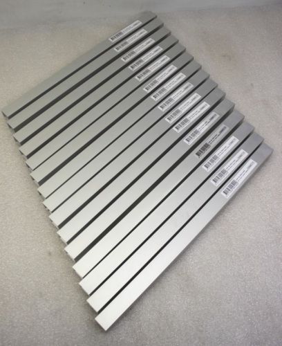 15x pieces aluminium extrusion 25.4 x 25.4 x 450mm 1.2mm square tube   for sale