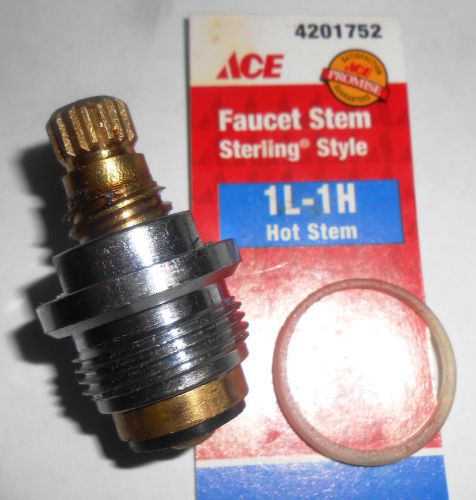 Sterling faucet repair part 1l-1h hot stem valve assembly 24 12-c 15889b 4201752 for sale