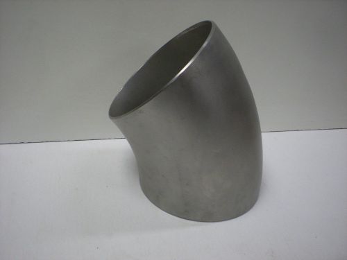 45 degree 6.5” id butt weld pipe fitting 316 stainless steel for sale