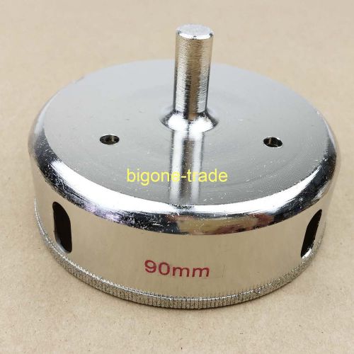 90mm diamond coated tool drill bit hole saw glass tile ceramic marble for sale