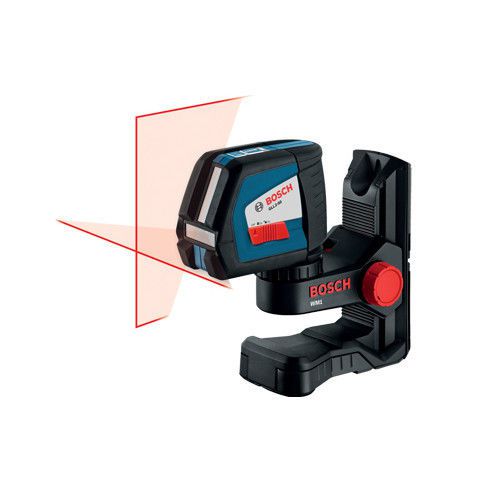 Bosch self-leveling crossline laser w/ pulse gll2-50 new for sale