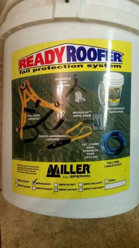 MILLER BY HONEYWELL BRFK50/50FT Roof Anchor/Lifeline Kit, Universal, 50 ft. L