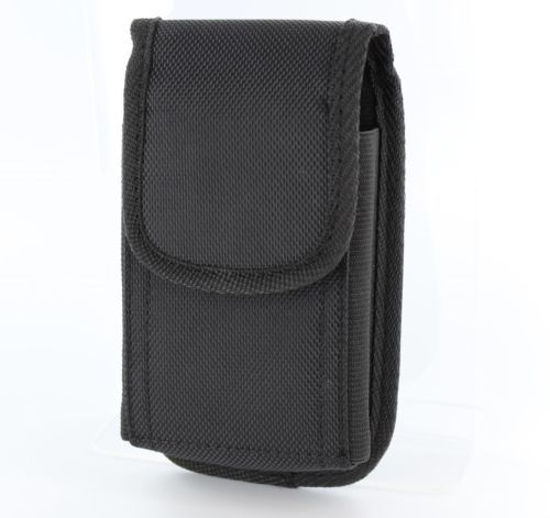 Black nylon vertical belt clip pouch phone case cover for sanmsung phones for sale