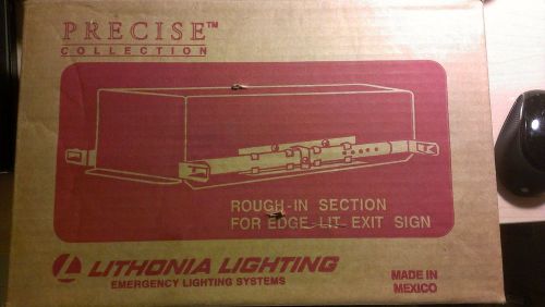 Lithonia lighting rough-in secition for precise led edge lit exit sign ac only for sale