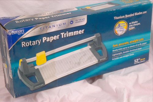 Rotary paper trimmer by Westcott great scrapbooking tool