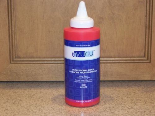 YUDU Screen-Printing 12 oz. RED Ink - NEW!