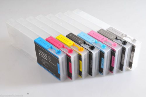 8 pcs/set epson refilling cartridges with chips for epson stylus pro 4800 for sale