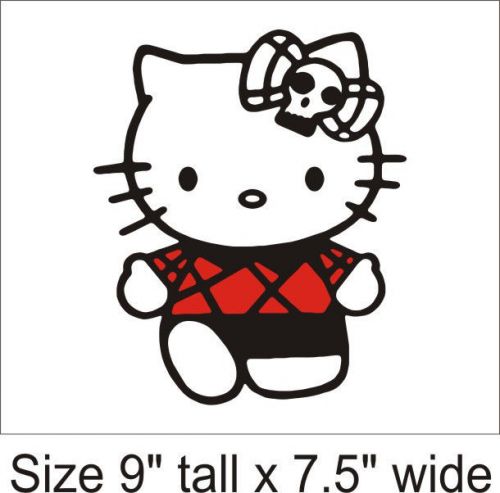 2X Hello Kitty VINYL GRAPHIC DECAL CAR WINDOWKER DECA STICKER DECAL - 1273