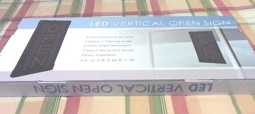 New in the box Led Vertical Open Sign