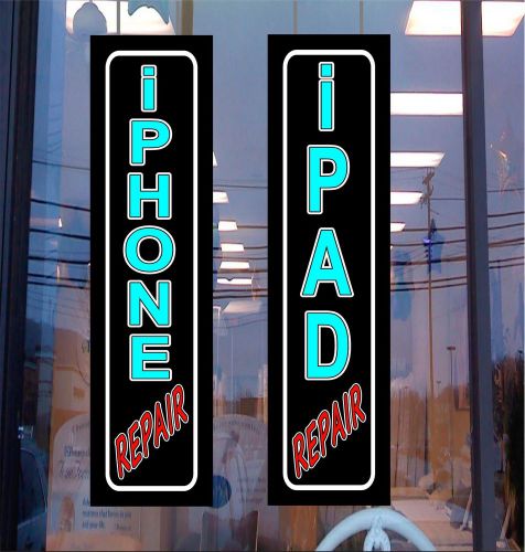 2 light box led signs - ipads &amp; iphones repair signs - neon altern.-window signs for sale