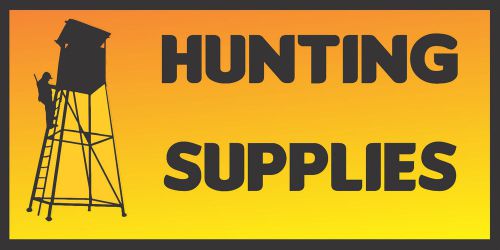 HUNTING SUPPLIES  BANNER