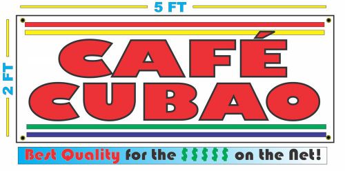 CAFE CUBANO Sign NEW Larger Size for Fair Carnival Stand Cart Cuba Food