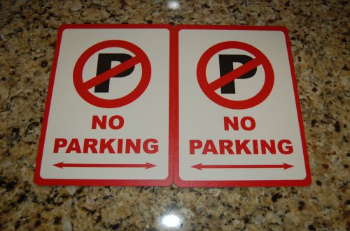 2 - No Parking Car Signs 7x10 Business Store Company Retail Lot Sign Driveway