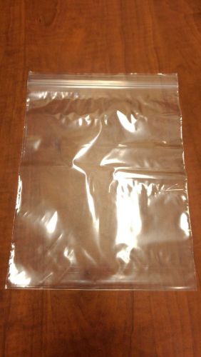 Zip lock bags clear 8&#034; x 10&#034; box of 1,000 for sale
