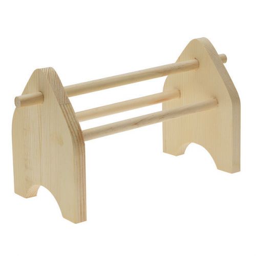 Wooden Tool Rack, Plier and Tweezer Stand 7.5 x 3.75 x 4.75 Inches, 1 Piece