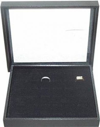 36 RING CLEAR TOP JEWELRY DISPLAY CASE BOX