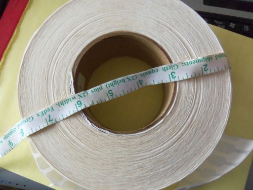 Large roll of 2 inch gummed ring tags jewelry  jeweler repair pawn for sale