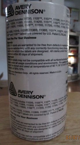 NEW Avery Dennison Monarch 1100 Series Senso Labels - 10 rolls per package