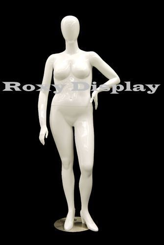 Fiberglass Plus Size Female Mannequin Manikin Dress Form Display #MD-NANCYW3S