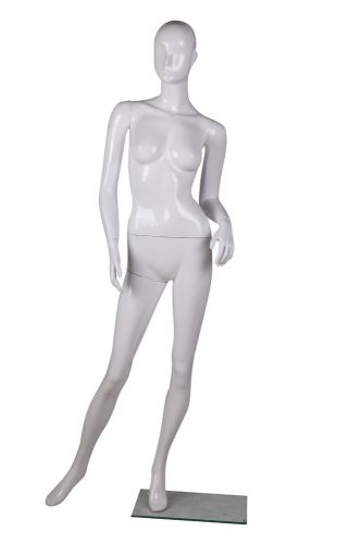 Female Mannequin Life Size White Colour Clothes Dummy Shop DisplayW-03
