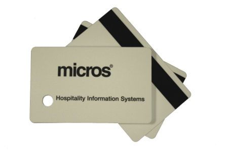 Micros magnetic strip id cards, 25 cards / set for sale