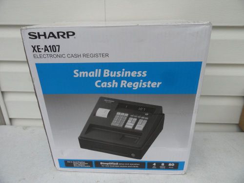 Sharp XE-A107 Cash Register with LED Display NEW! - FREE shipping!