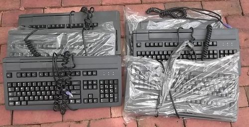 Cherry G81-8000HPBUS POS Keyboard  Black Lot of 6 - Used