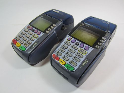 Set of 2 Verifone POS Credit Card Reader Terminals - OMNI 3750