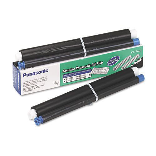 Panasonic kxfa91 film roll refill, black, 2 rolls/box pankxfa91 for sale