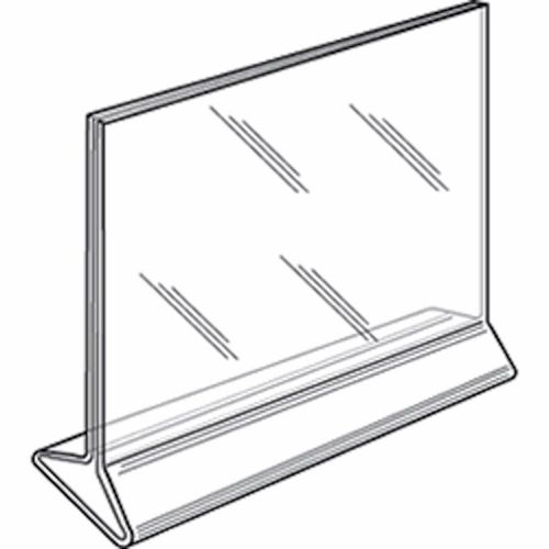 11x8.5 clear styrene top load sign holder       lot of 10        ds-lhb-118e-10 for sale