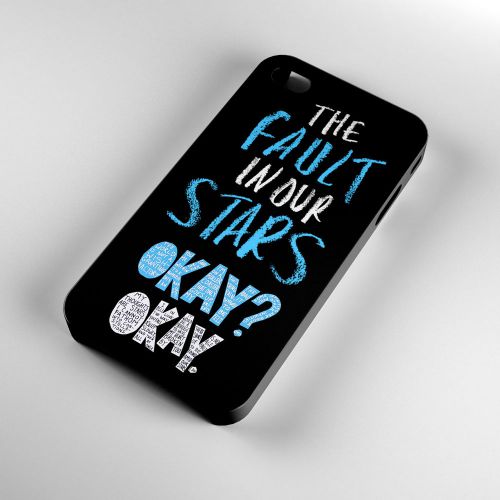 The Fault in Our Stars Okay iPhone 4 4S 5 5S 5C 6 6Plus 3D Case Cover