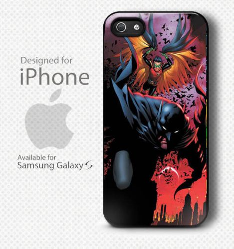 New Batman and Robin in Action in The Dark Case For iPhone and Samsung galaxy