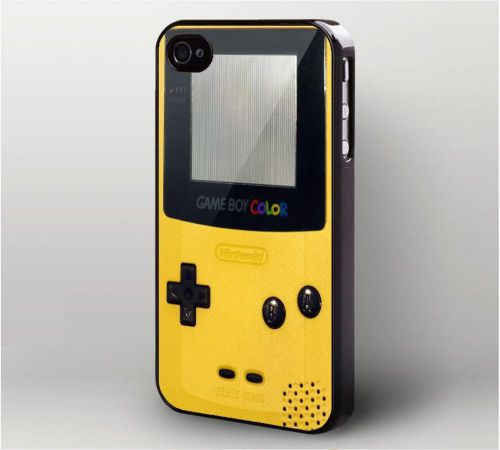 Funny Game Boy Colour Nintendo Retro Yellow for iPhone &amp; Samsung Galaxy - Case