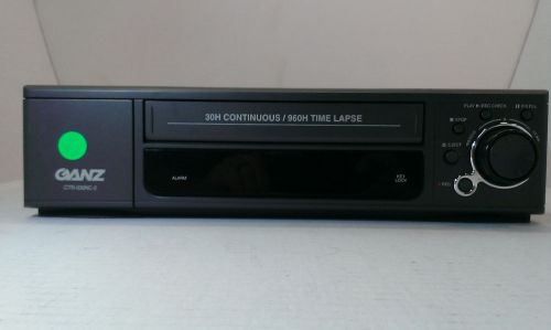GANZ CTR-030NC-2 30HR Continuous / 960HR Time Lapse Video Cassette Recorder
