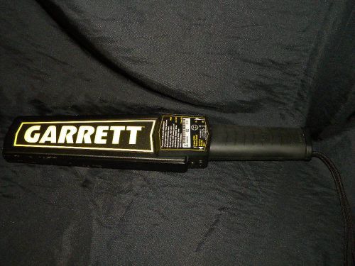 Garrett Hand held Security Super Scanner metal detector model 1165180
