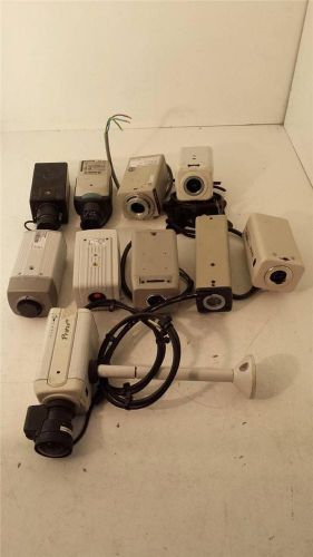 Job Lot 10 assorted CCTV Cameras Including Bosch Panasonic Sony Sanyo Honeywell