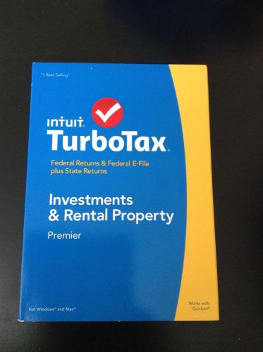 intuit Turbotax Investments And Rental Property 2014