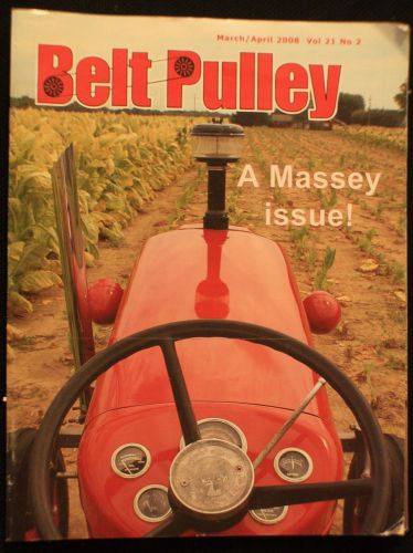 Belt pulley magazine - 2008 march/april ~ combine and save! for sale