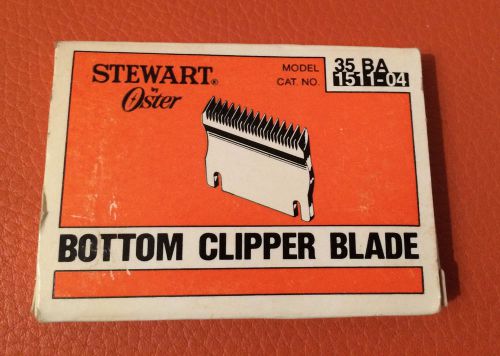 New stewart sunbeam oster bottom clipper cutting blade #35ba model 510a clipping for sale