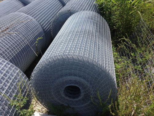 Galvanized 14 gauge wire mesh 48 in, 1&#034; x 1&#034; 100 ft long roll for sale