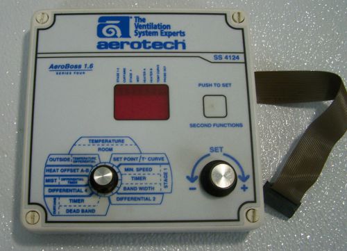 Aerotech AeroBoss 1.6 SS4124 Ventilation Control Front Panel SS-4124