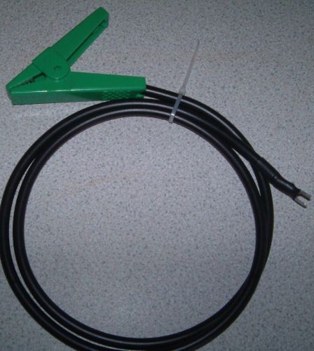 ELECTRIC FENCE ENERGISER/FENCER UNIT LEADS GREEN EARTH LEAD CONNECTOR CABLE