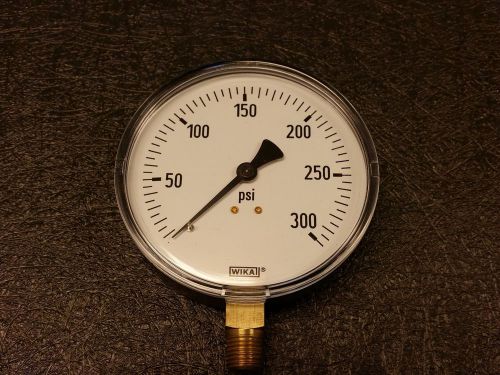 Wika air compressor gauge  0-300 PSI industrial easy read 3.5&#034; dial face.(new)