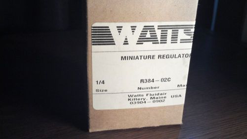 Watts Miniature Regulator 1/4 R384-02C