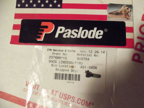 &#034;NEW&#034; Paslode  Part # 900754  Screw 8-32 x 1/2&#034; (yellow)