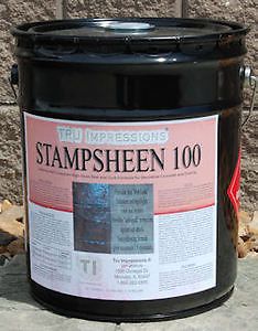 Stampsheen 100 concrete sealer VOC compliant