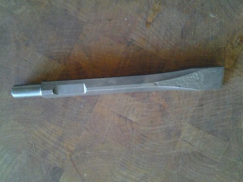 AJAX TOOL WORKS Flat Chisel, Shank Type, Shank Length 1/2&#034;, Overall 7&#034; (6W212)